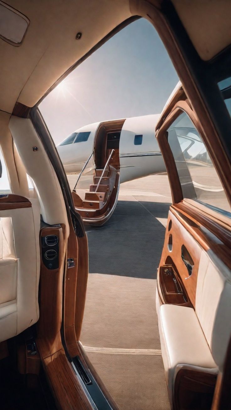 Transfert voiture vers jet privÃ©